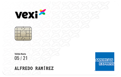 Tarjeta de crédito Vexi American Express 1