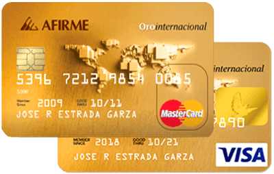 tarjeta de crédito afirme oro