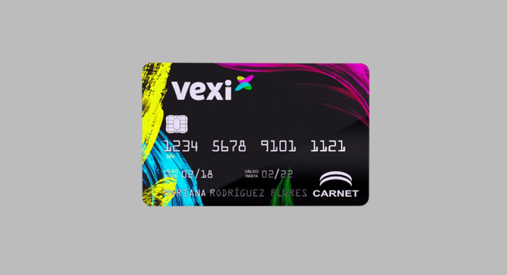 Tarjeta de crédito Vexi