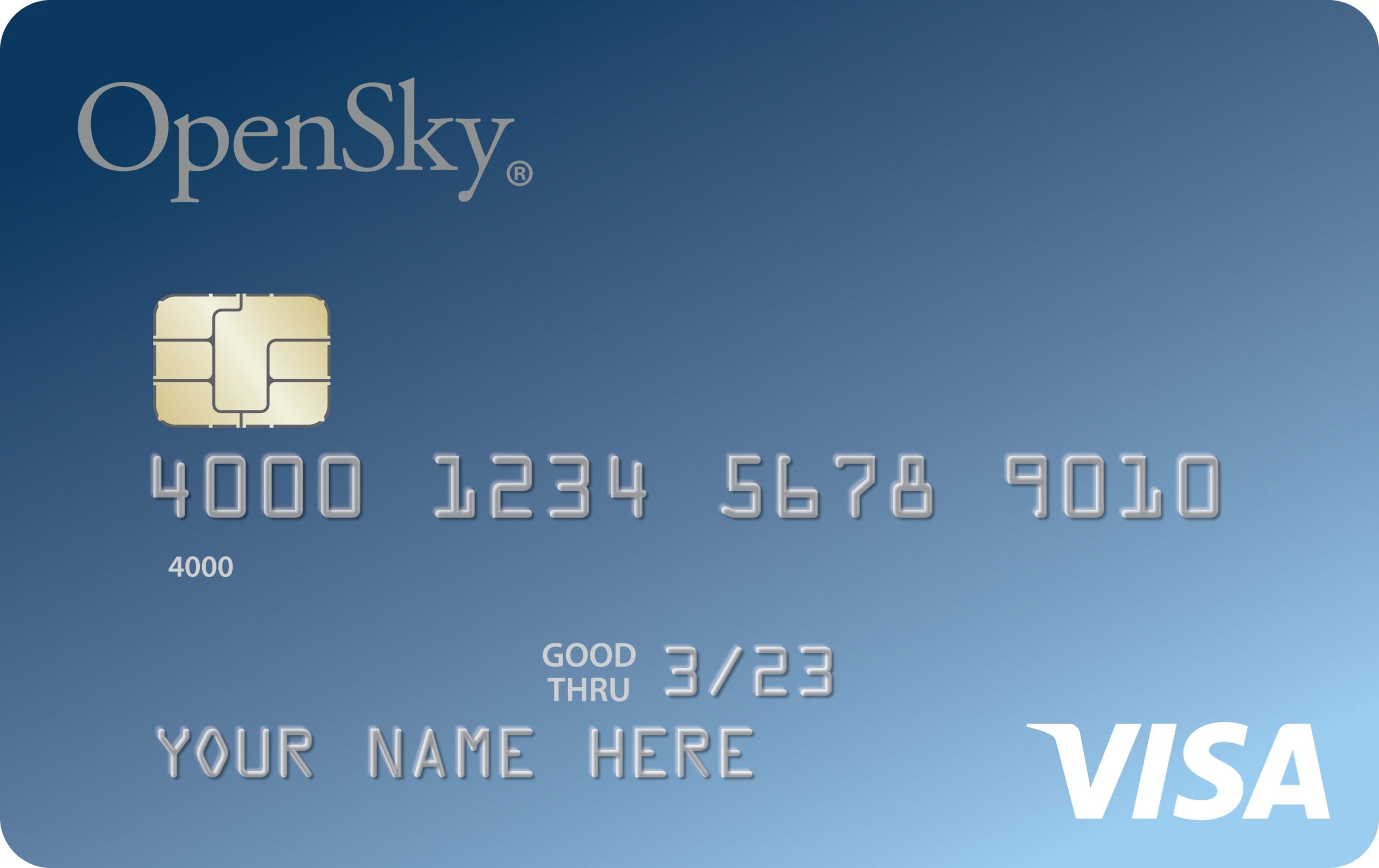 Apply for your OpenSky secure Visa card