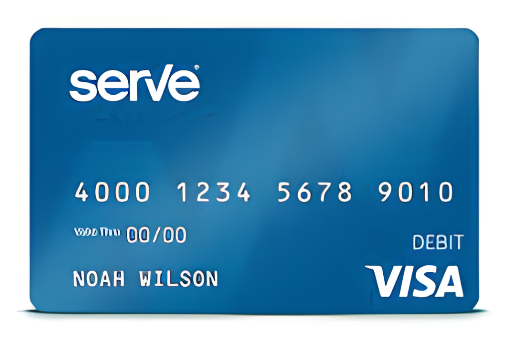 Serve Visa Pay As You Go Credit Card