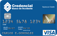 tarjeta credencial clásica banco occidente