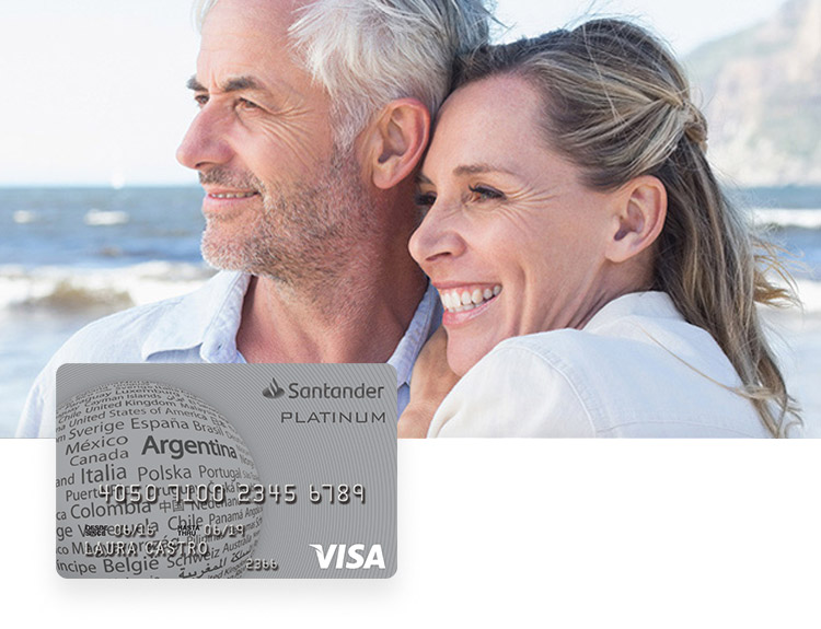 La tarjeta de crédito Santander Visa Platinum